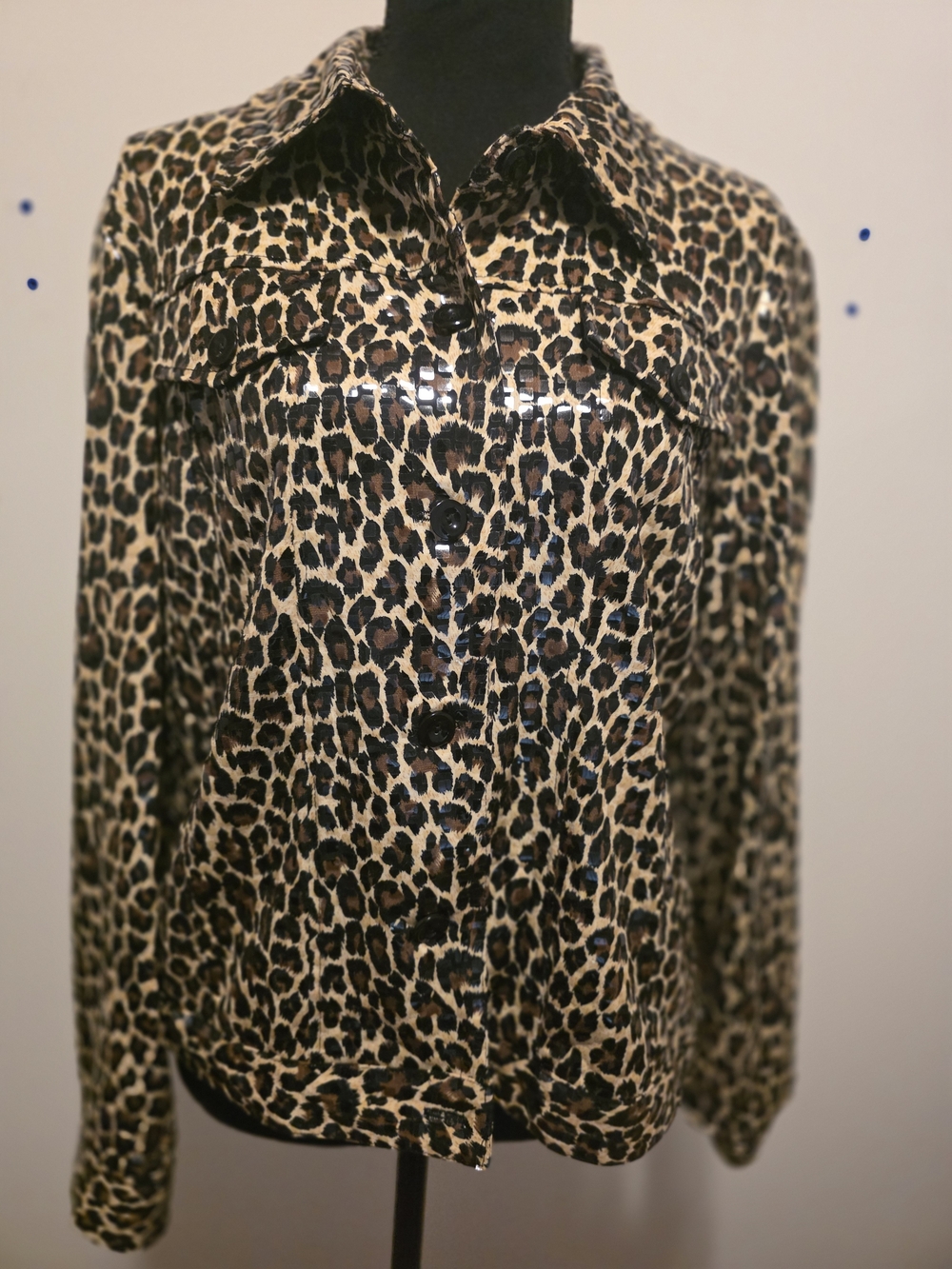 Perceptions NY Animal Print Jacket (Size 12) - Picture 7 of 7
